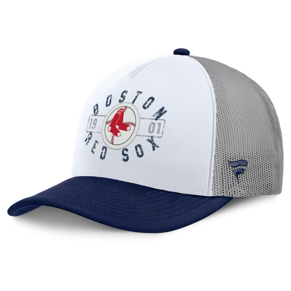 Boston Red Sox Designated A-Frame Foam Front Trucker Adjustable Hat White/Navy