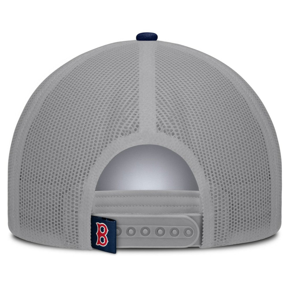 Boston Red Sox Designated A-Frame Foam Front Trucker Adjustable Hat White/Navy