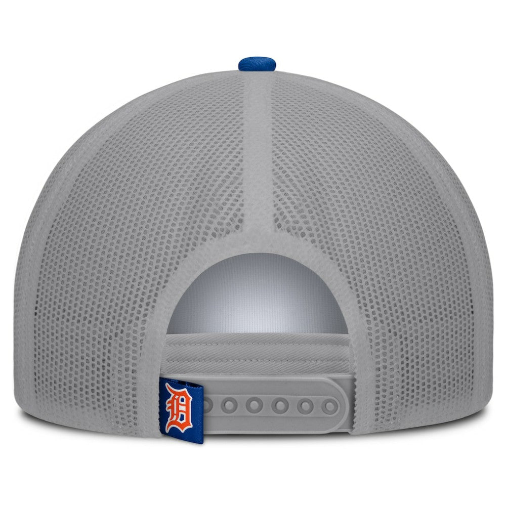 Detroit Tigers Designated A-Frame Foam Front Trucker Adjustable Hat White/Navy