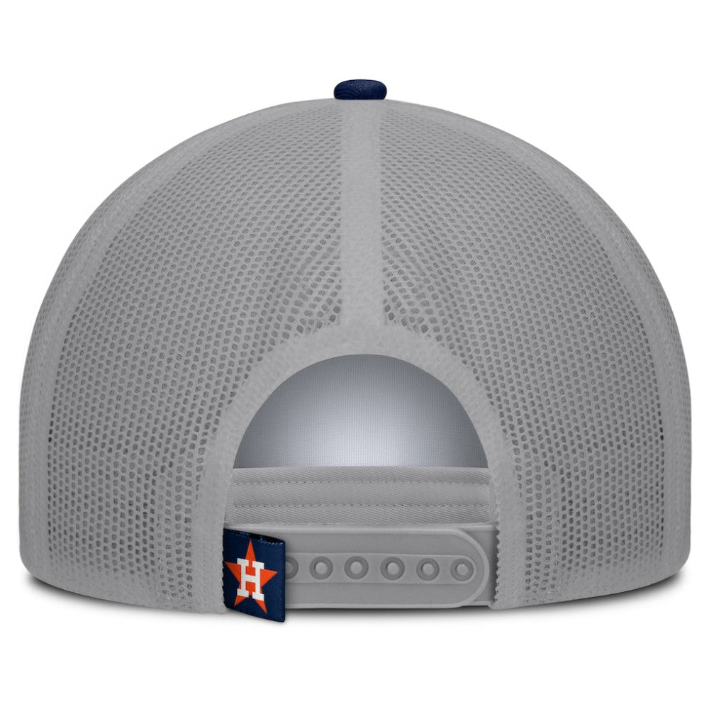 Houston Astros Designated A-Frame Foam Front Trucker Adjustable Hat White/Navy