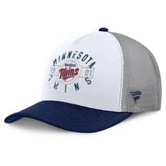 Minnesota Twins Designated A-Frame Foam Front Trucker Adjustable Hat White/Navy