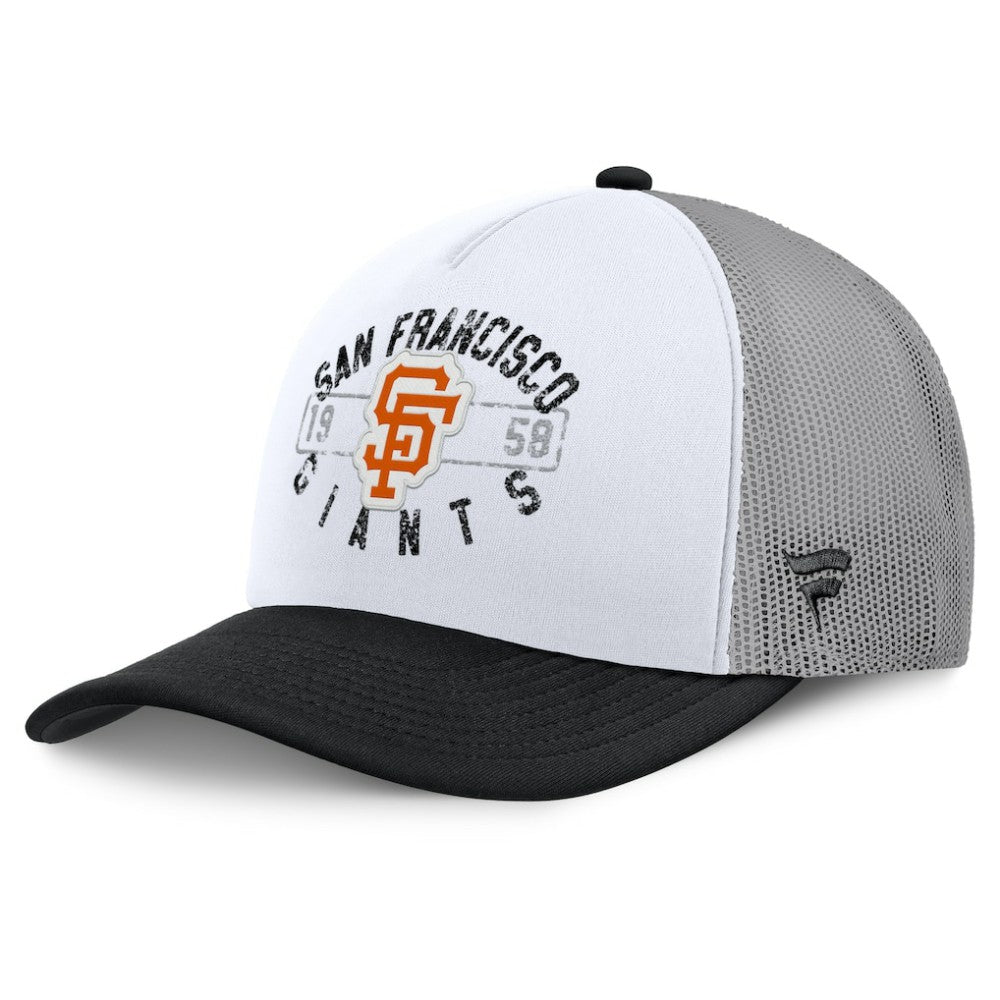 San Francisco Giants Designated A-Frame Foam Front Trucker Adjustable Hat White/Black