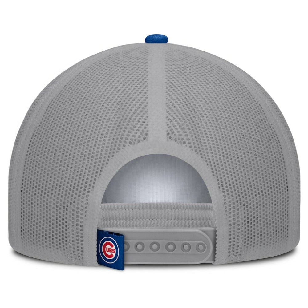 Chicago Cubs Designated A-Frame Foam Front Trucker Adjustable Hat White/Royal