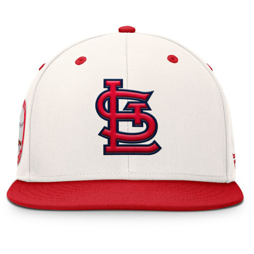 St. Louis Cardinals Unit Fitted Hat Cream/Red
