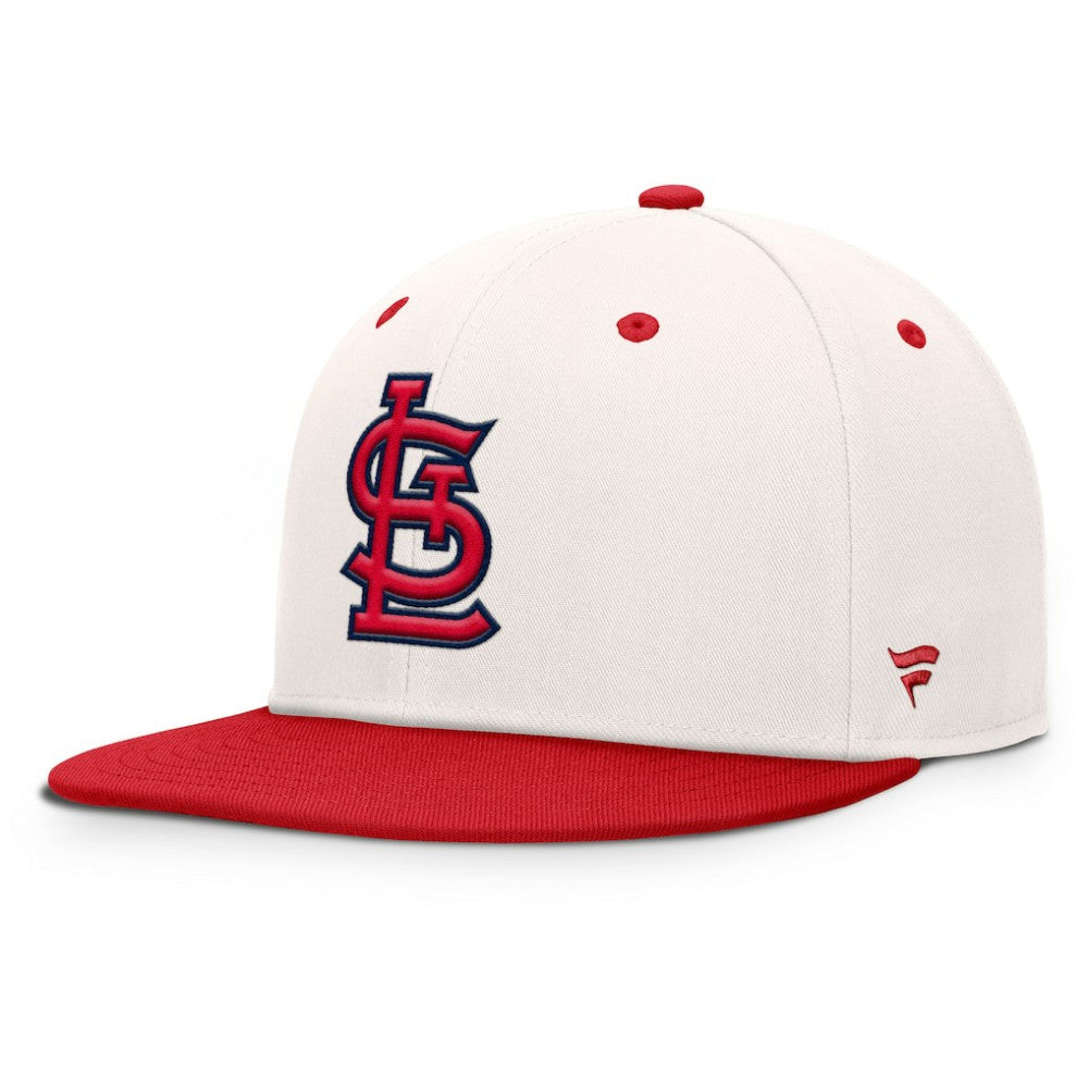 St. Louis Cardinals Unit Fitted Hat Cream/Red