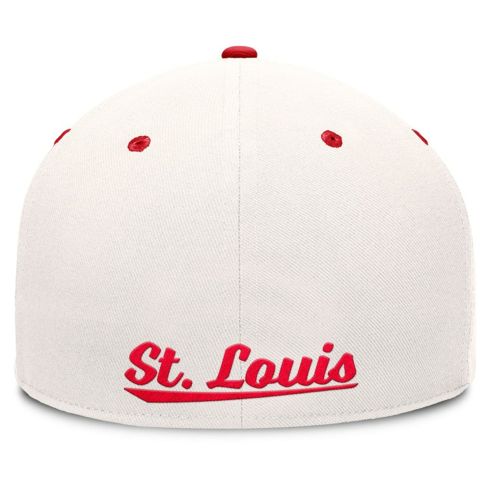 St. Louis Cardinals Unit Fitted Hat Cream/Red