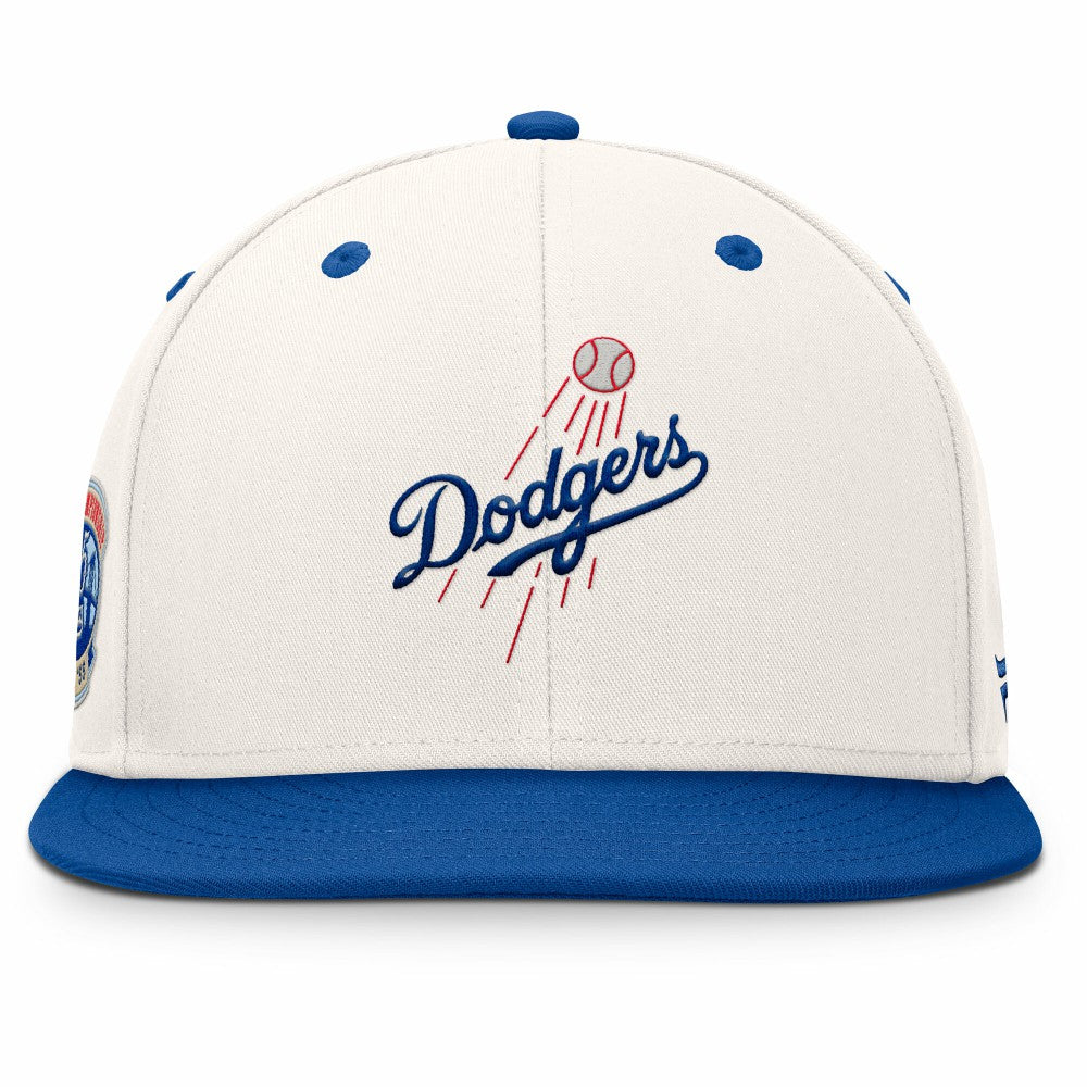 Los Angeles Dodgers Unit Fitted Hat Cream/Royal