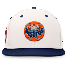 Houston Astros Unit Fitted Hat Cream/Navy