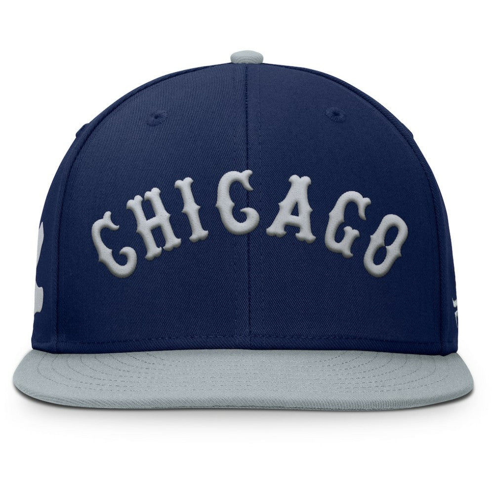 Chicago White Sox Yard Fitted Hat Navy/Gray