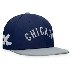 Chicago White Sox Yard Fitted Hat Navy/Gray