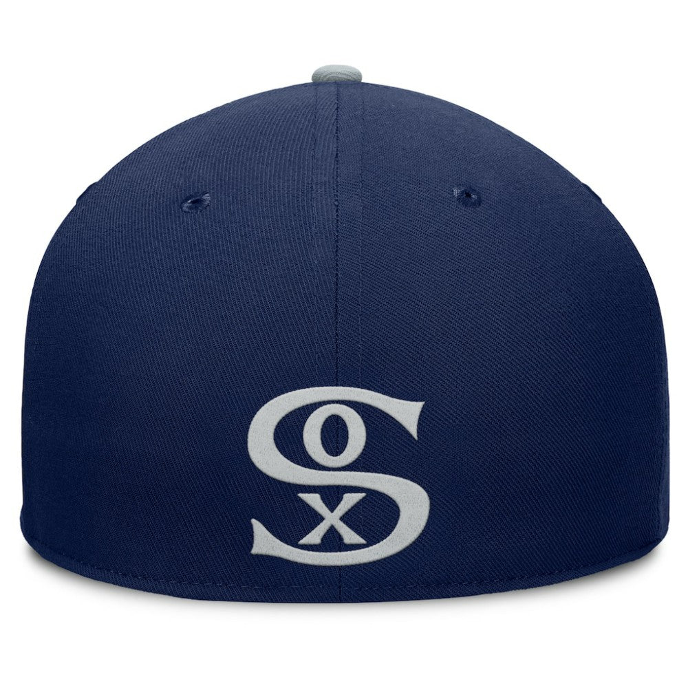 Chicago White Sox Yard Fitted Hat Navy/Gray