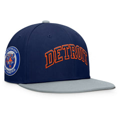 Detroit Tigers Yard Fitted Hat Navy/Gray