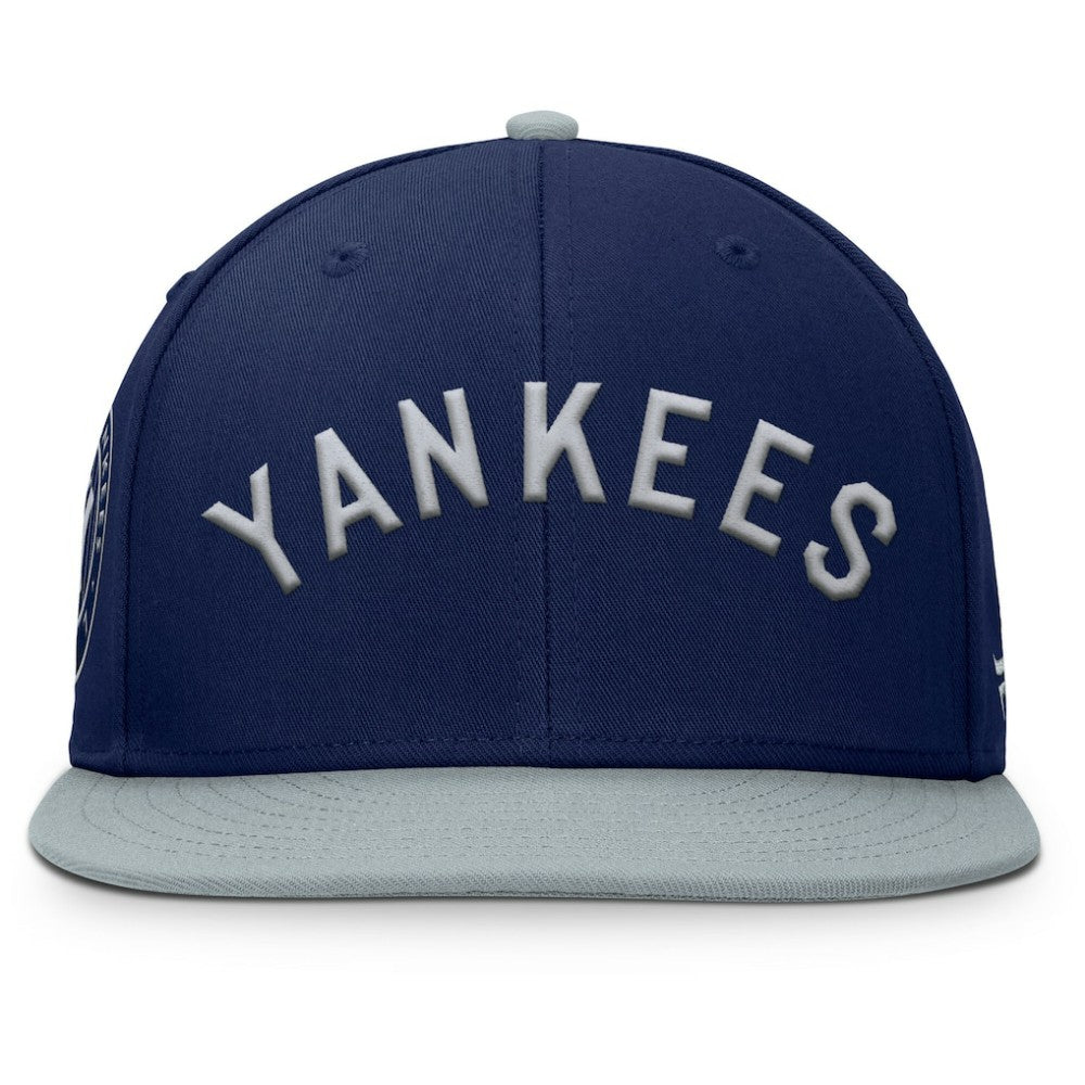 New York Yankees Yard Fitted Hat Navy/Gray
