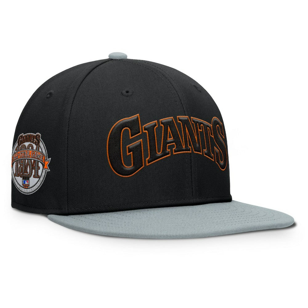 San Francisco Giants Yard Fitted Hat Black/Gray