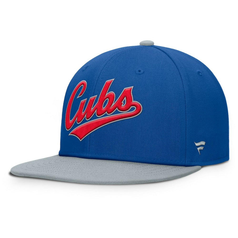 Chicago Cubs Yard Fitted Hat Royal/Gray