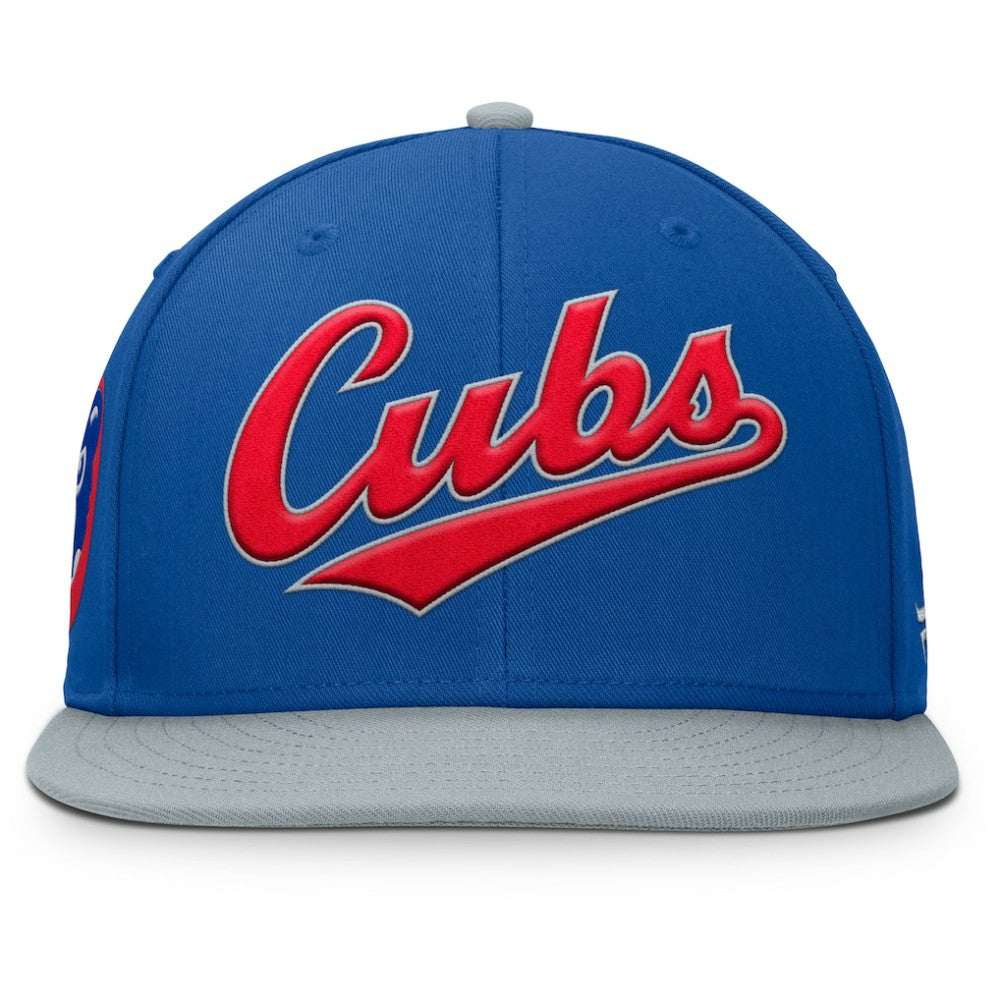 Chicago Cubs Yard Fitted Hat Royal/Gray