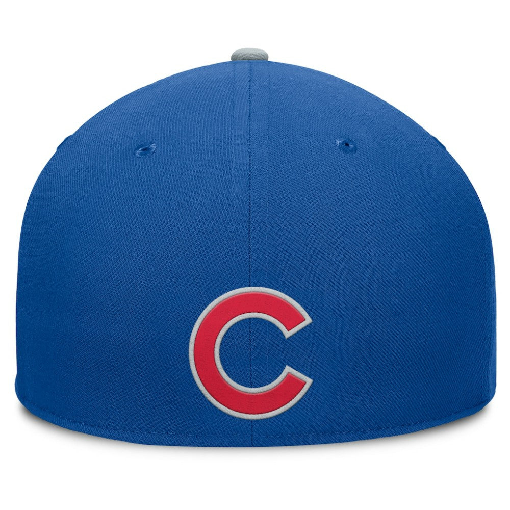 Chicago Cubs Yard Fitted Hat Royal/Gray