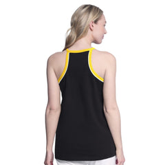 Pittsburgh Pirates G-III 4Her by Carl Banks Women's Curveball Racerback Tank Top Black