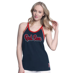 Boston Red Sox G-III 4Her by Carl Banks Women's Curveball Racerback Tank Top Red