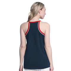 Cleveland Guardians G-III 4Her by Carl Banks Women's Curveball Racerback Tank Top Navy