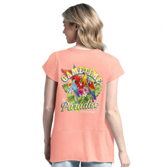 Philadelphia Phillies Margaritaville Women's Gametime is Paradise T-Shirt Orange