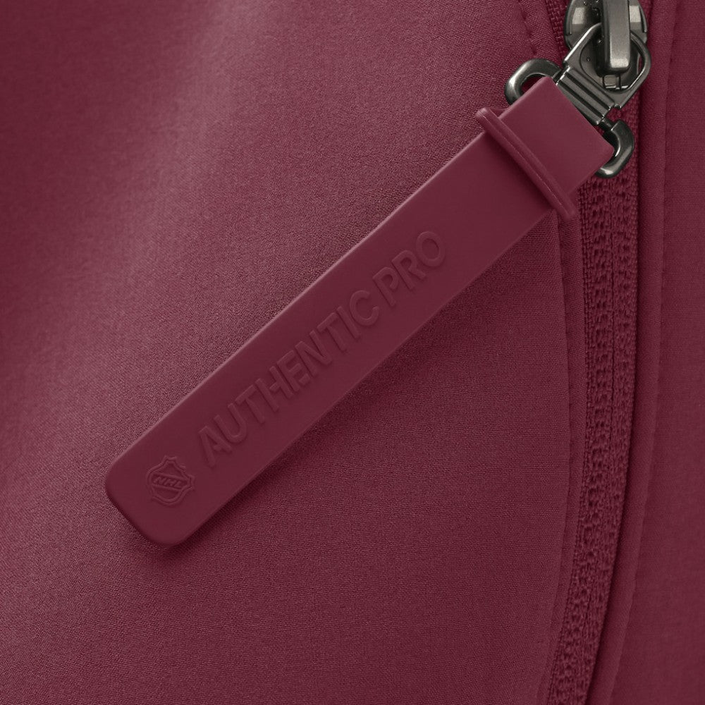 Colorado Avalanche Fanatics Women's Authentic Pro Rink Raglan Full-Zip Hoodie Burgundy