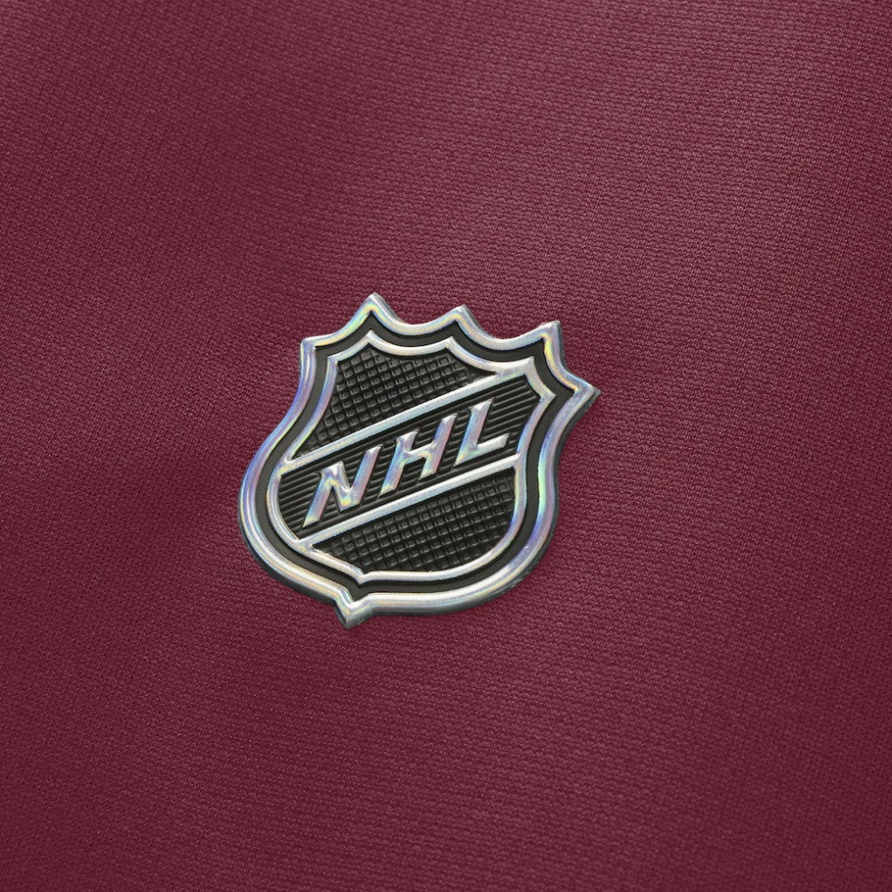 Colorado Avalanche Fanatics Women's Authentic Pro Rink Raglan Full-Zip Hoodie Burgundy