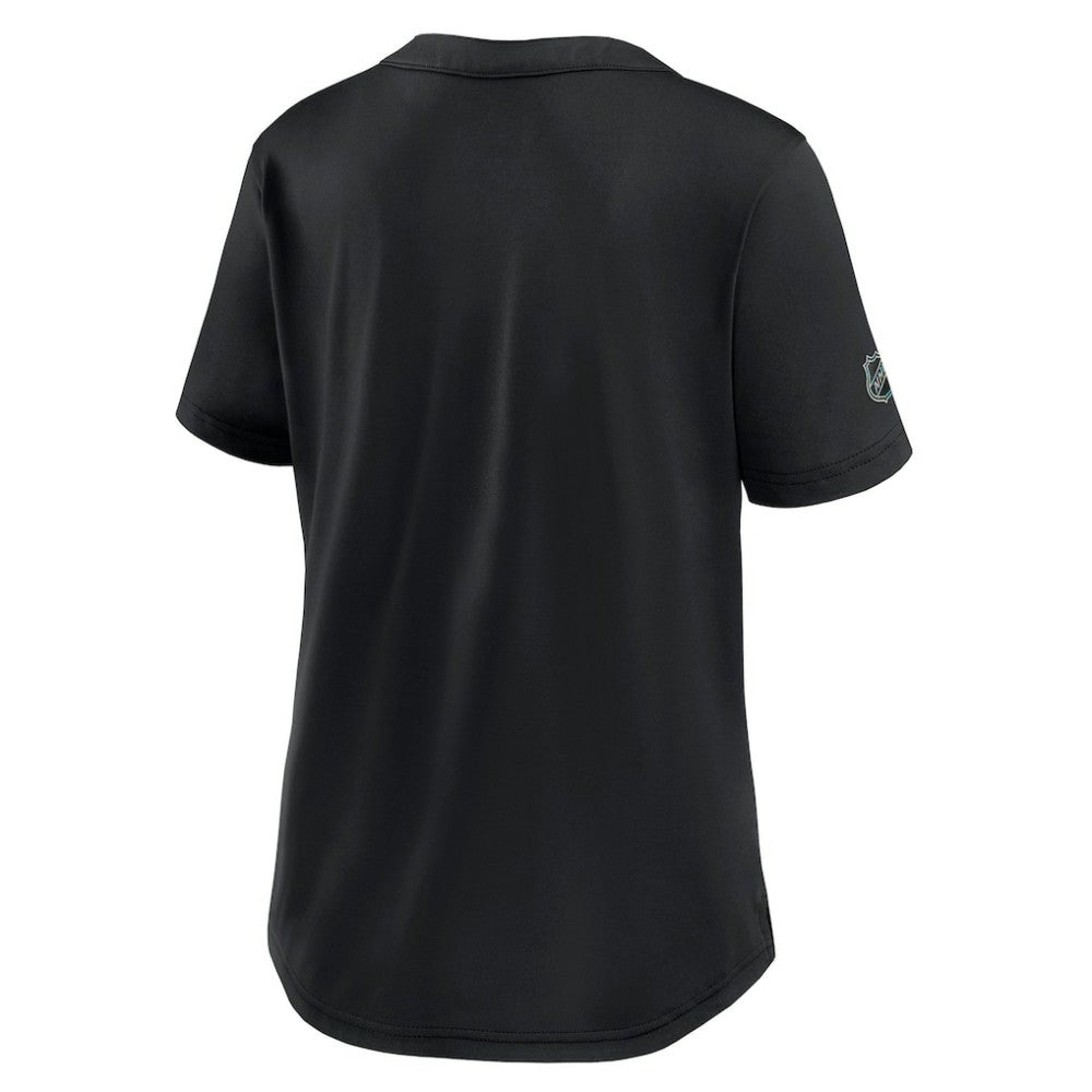 New Jersey Devils Fanatics Women's Authentic Pro Rink Tech T-Shirt Black
