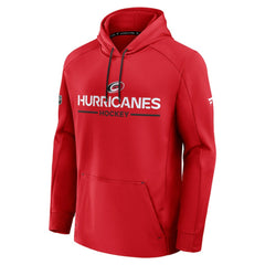 Carolina Hurricanes Fanatics Authentic Pro Rink Hoodie Red