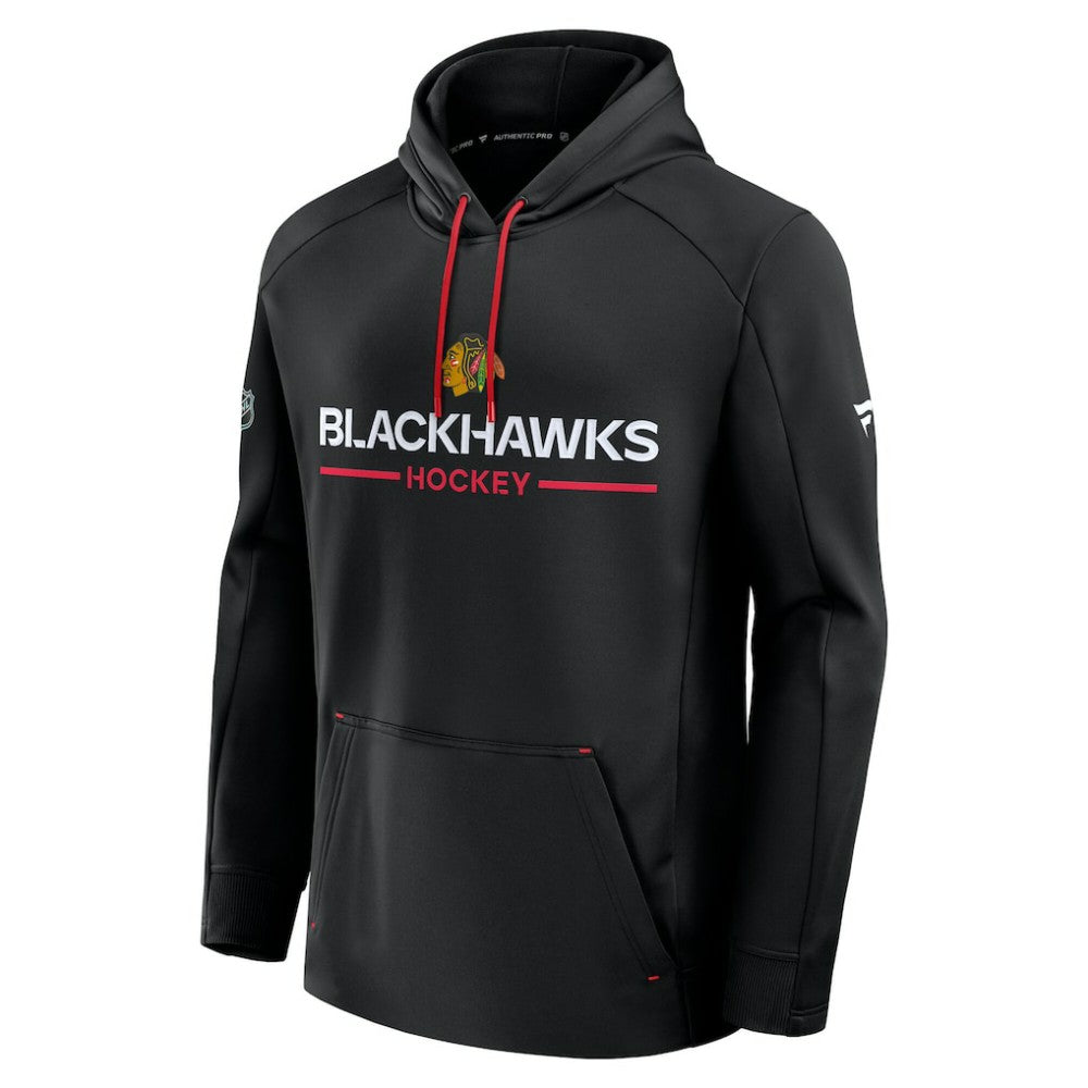 Chicago Blackhawks Fanatics Authentic Pro Rink Hoodie Black