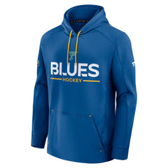 St. Louis Blues Fanatics Authentic Pro Rink Hoodie Blue