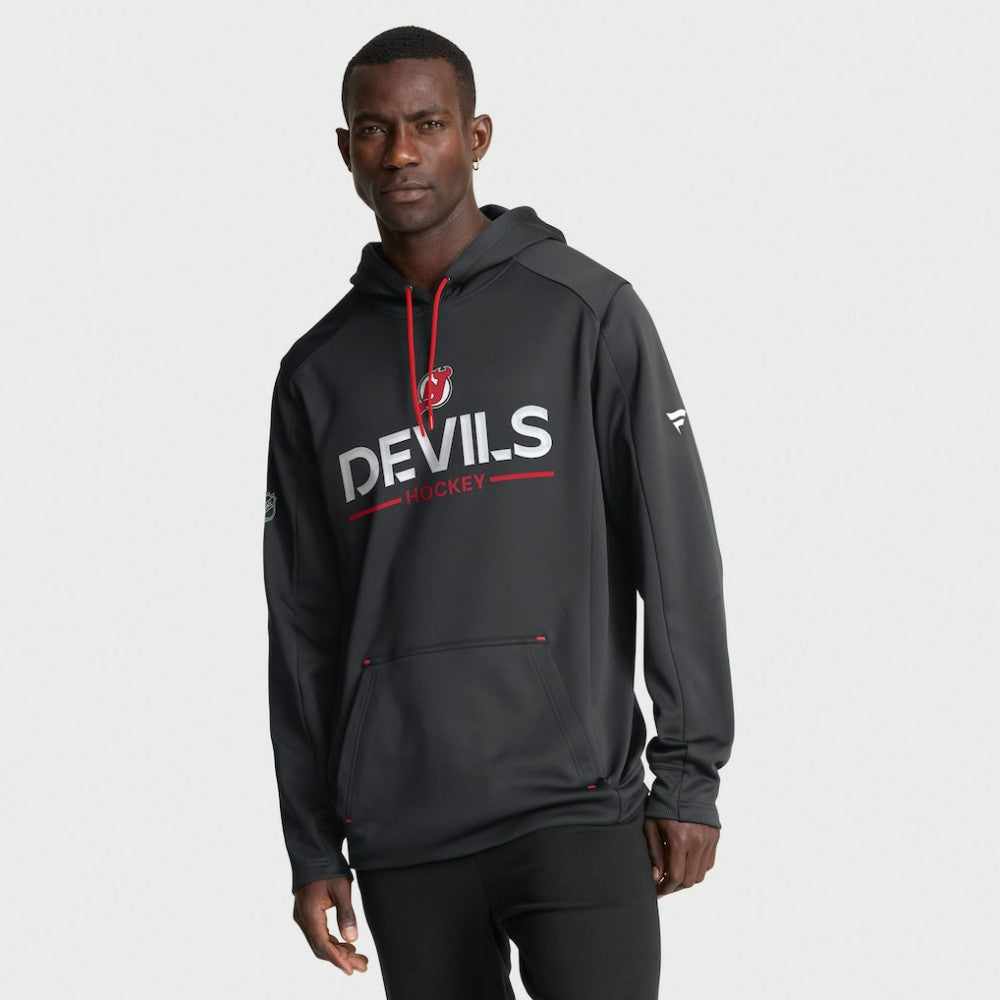 New Jersey Devils Fanatics Authentic Pro Rink Hoodie Black