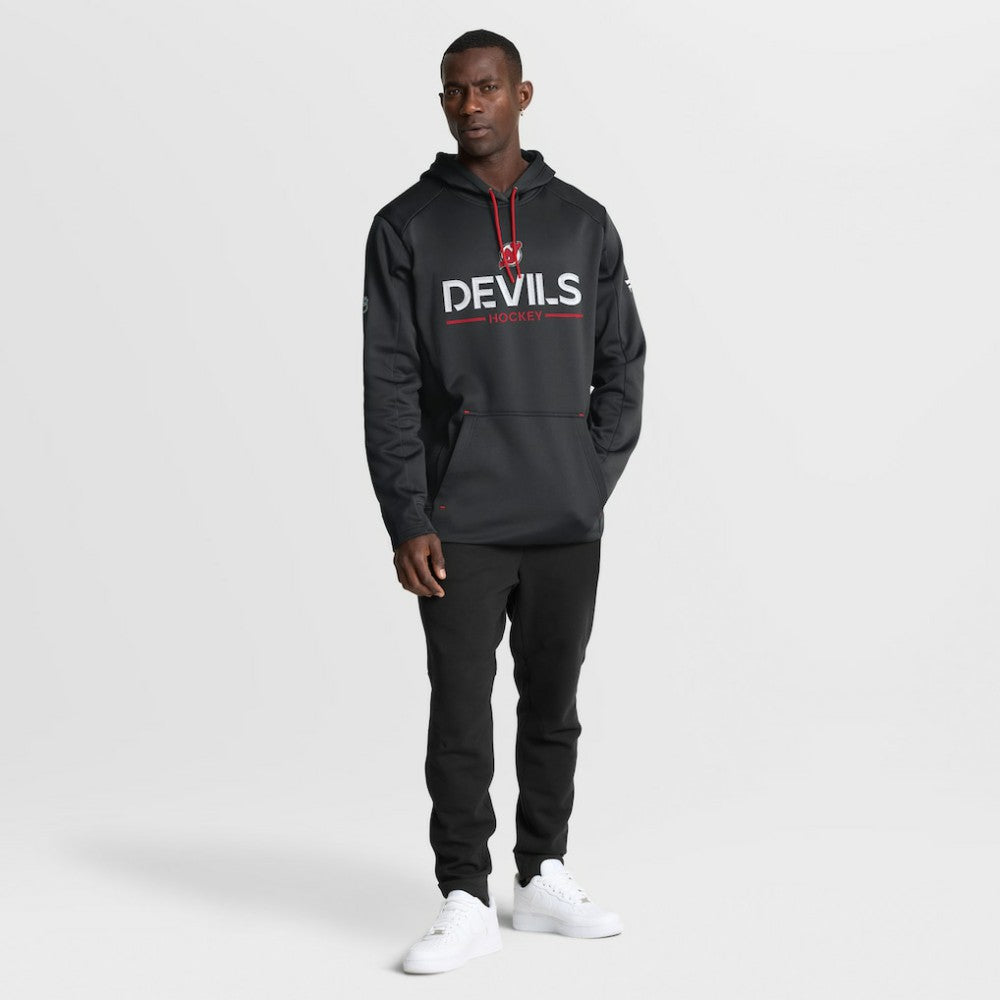 New Jersey Devils Fanatics Authentic Pro Rink Hoodie Black