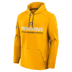 Pittsburgh Penguins Fanatics Authentic Pro Rink Hoodie Gold