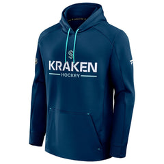 Seattle Kraken Fanatics Authentic Pro Rink Hoodie Deep Sea Blue