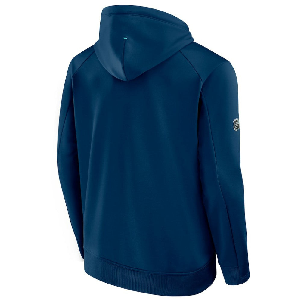 Seattle Kraken Fanatics Authentic Pro Rink Hoodie Deep Sea Blue
