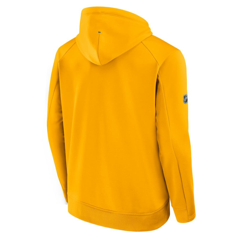St. Louis Blues Fanatics Authentic Pro Rink Hoodie Gold