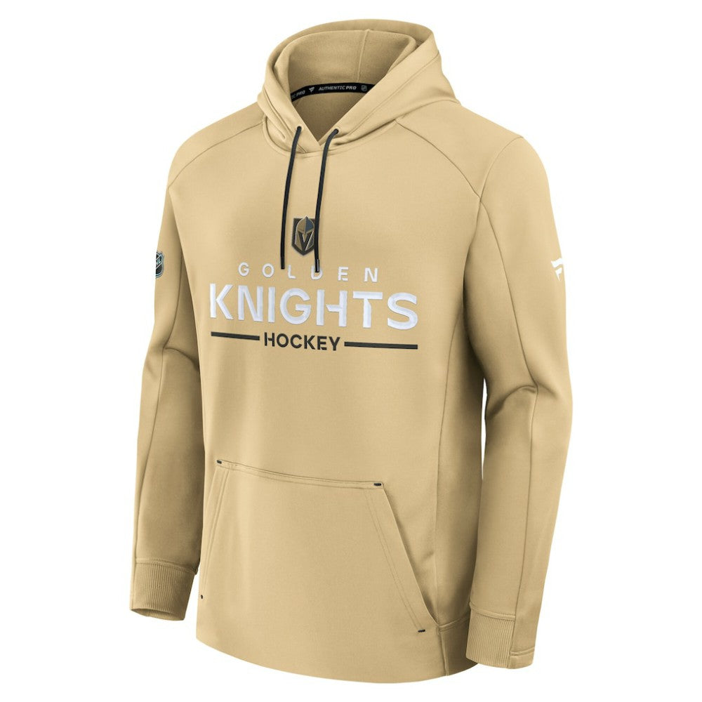 Vegas Golden Knights Fanatics Authentic Pro Rink Hoodie Gold