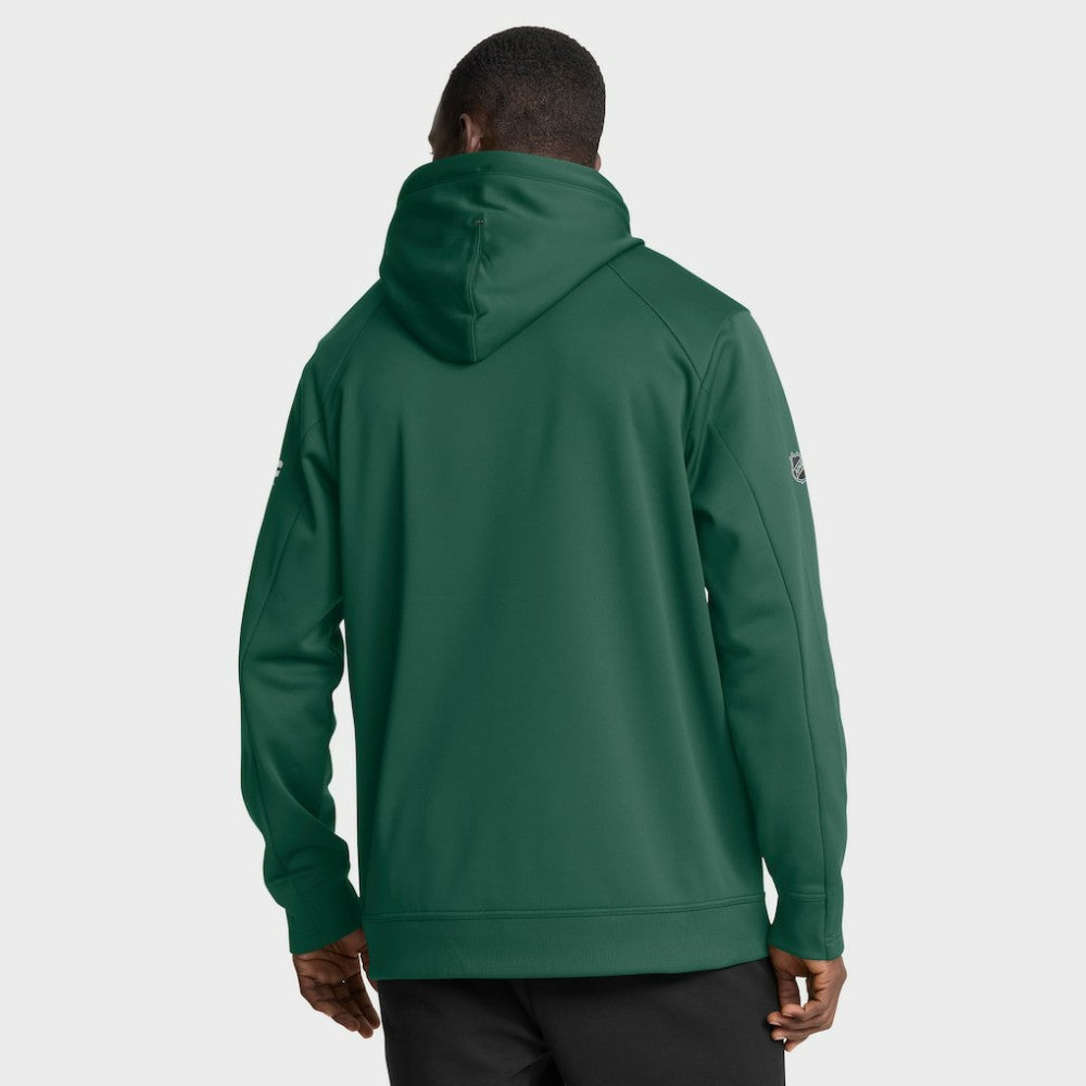 Minnesota Wild Fanatics Authentic Pro Rink Hoodie Green