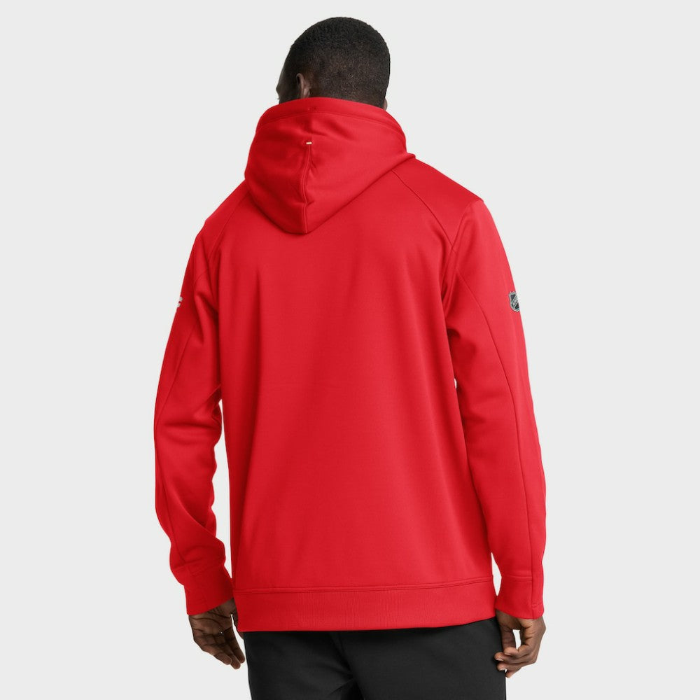 Detroit Red Wings Fanatics Authentic Pro Centennial Rink Hoodie - Red