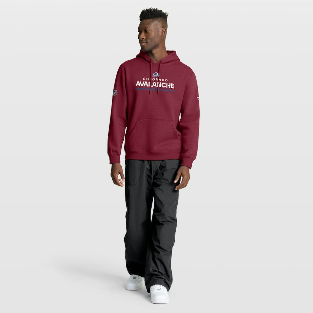 Colorado Avalanche Fanatics Authentic Pro Primary Hoodie Burgundy