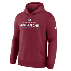 Colorado Avalanche Fanatics Authentic Pro Primary Hoodie Burgundy