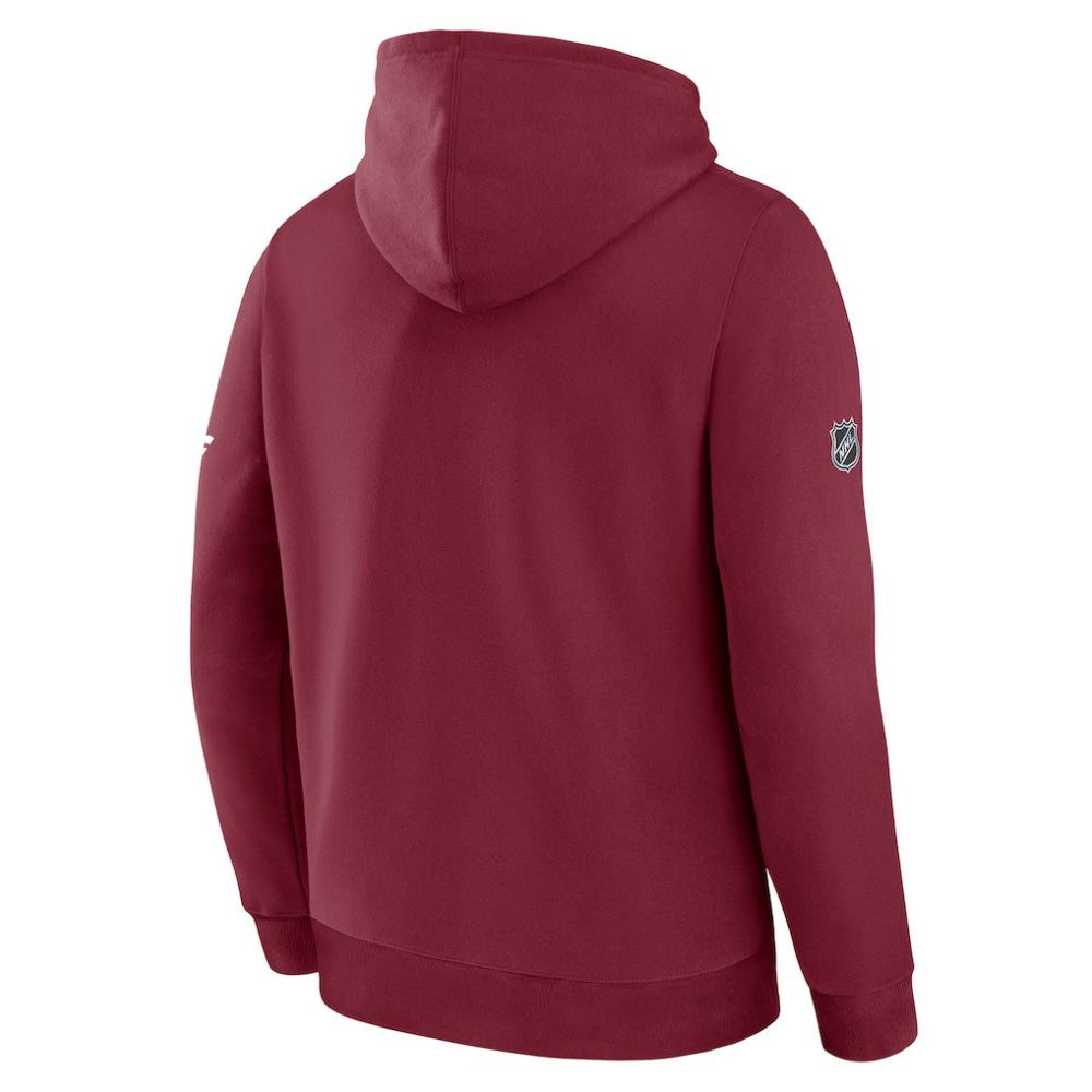 Colorado Avalanche Fanatics Authentic Pro Primary Hoodie Burgundy