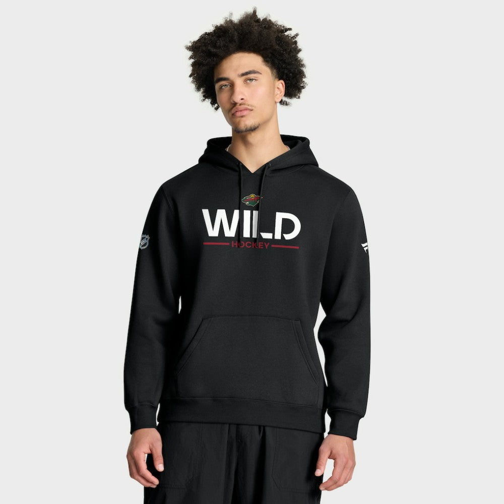 Minnesota Wild Fanatics Authentic Pro Primary Hoodie Black