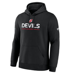 New Jersey Devils Fanatics Authentic Pro Primary Hoodie Black