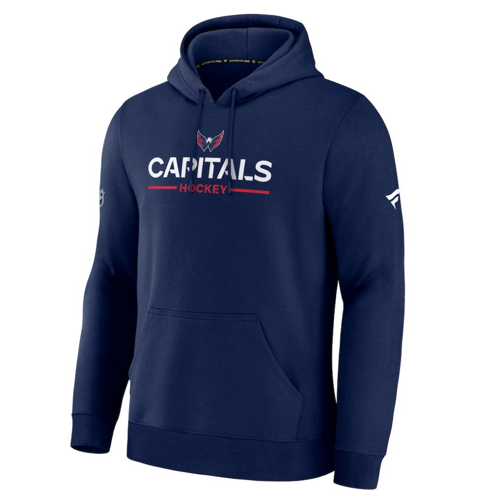 Washington Capitals Fanatics Authentic Pro Primary Hoodie Navy