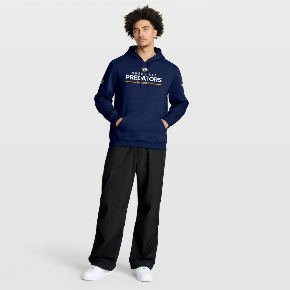 Nashville Predators Fanatics Authentic Pro Primary Hoodie Navy
