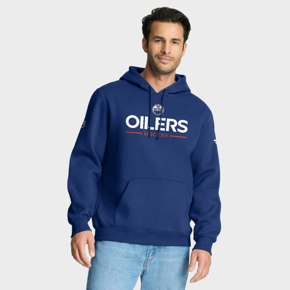 Edmonton Oilers Fanatics Authentic Pro Primary Hoodie Royal