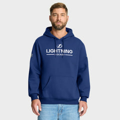 Tampa Bay Lightning Fanatics Authentic Pro Primary Hoodie Blue