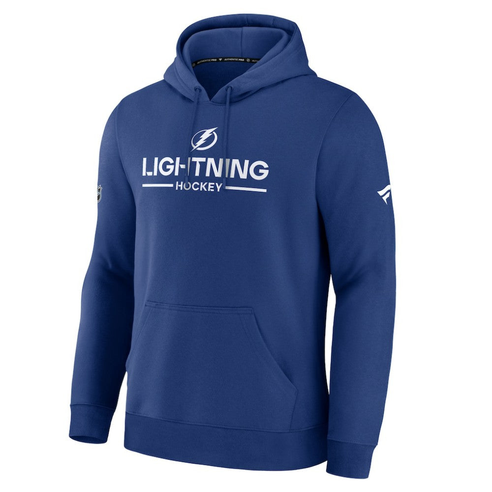 Tampa Bay Lightning Fanatics Authentic Pro Primary Hoodie Blue